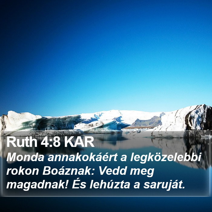 Ruth 4:8 KAR Bible Study