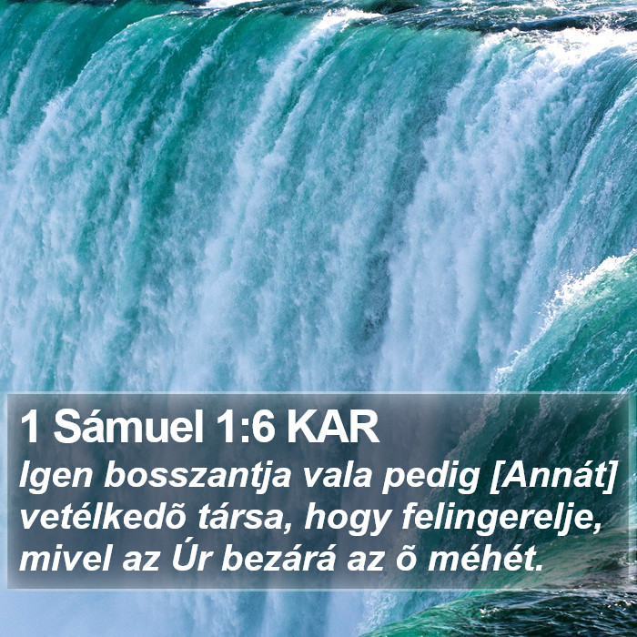 1 Sámuel 1:6 KAR Bible Study