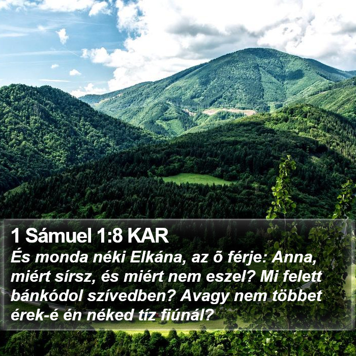 1 Sámuel 1:8 KAR Bible Study