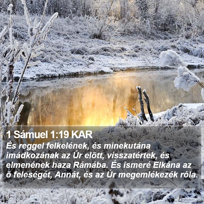 1 Sámuel 1:19 KAR Bible Study