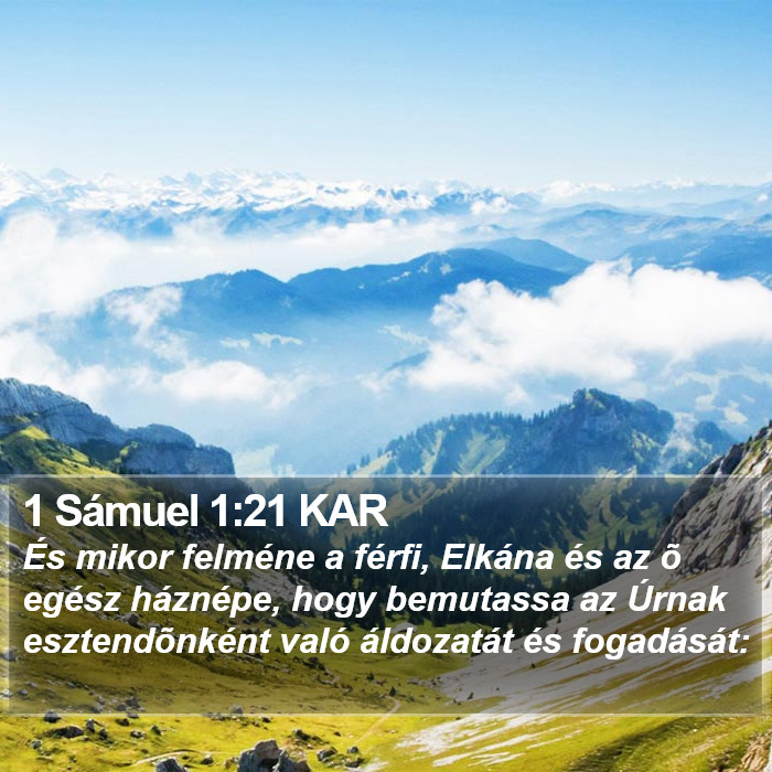 1 Sámuel 1:21 KAR Bible Study