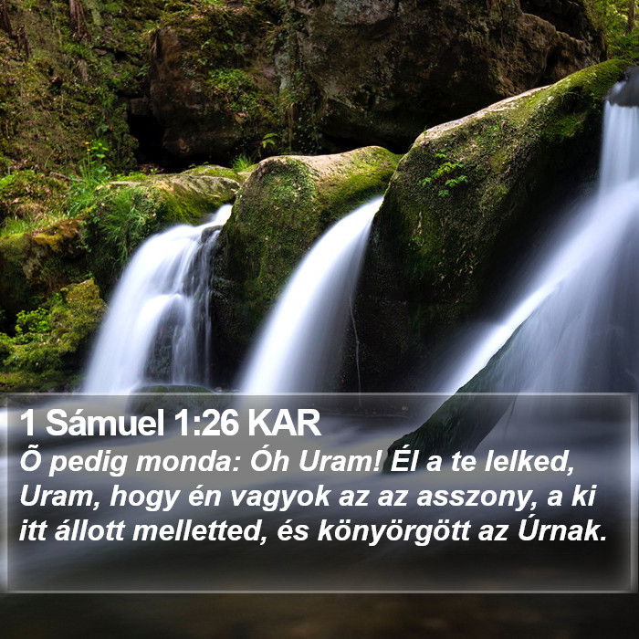 1 Sámuel 1:26 KAR Bible Study