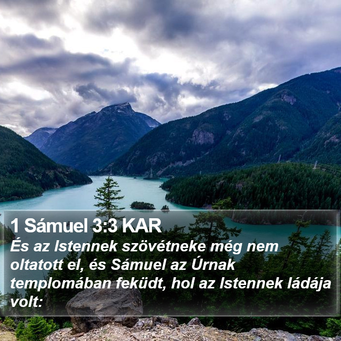 1 Sámuel 3:3 KAR Bible Study