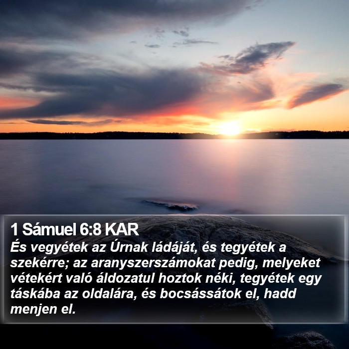 1 Sámuel 6:8 KAR Bible Study