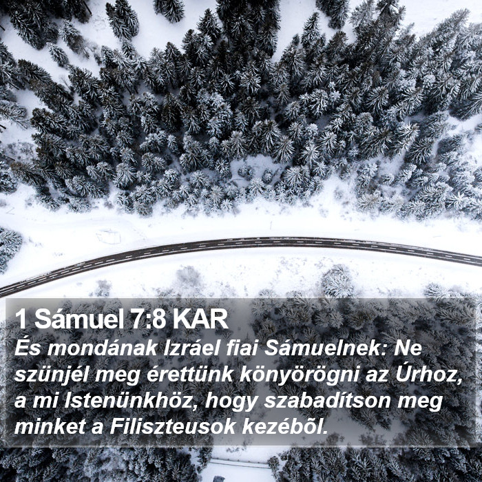 1 Sámuel 7:8 KAR Bible Study