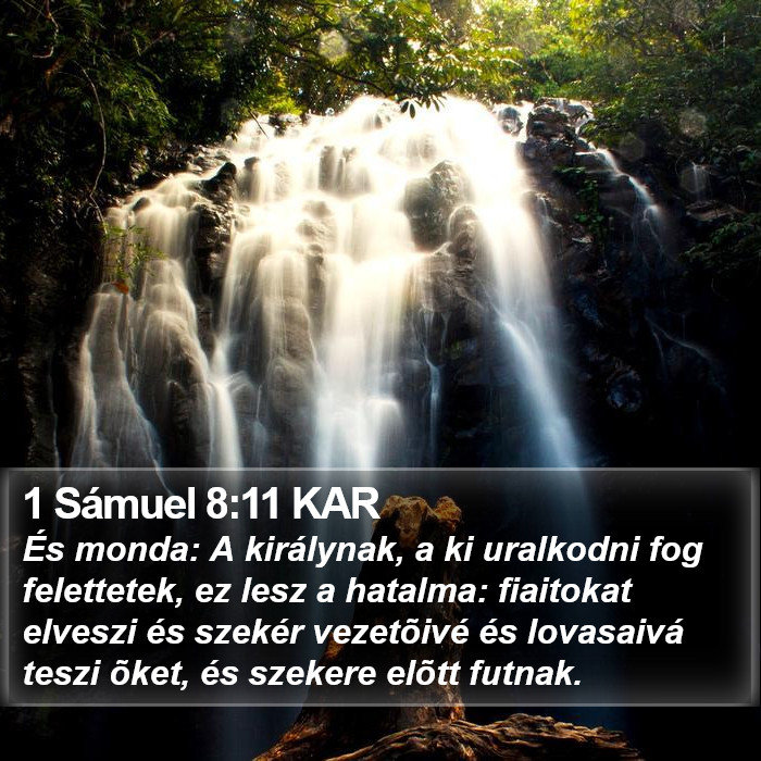 1 Sámuel 8:11 KAR Bible Study