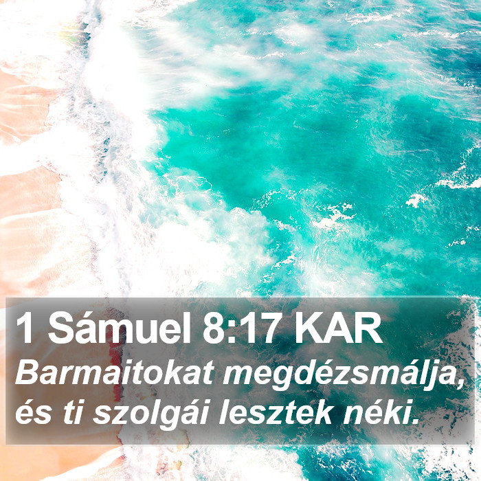1 Sámuel 8:17 KAR Bible Study