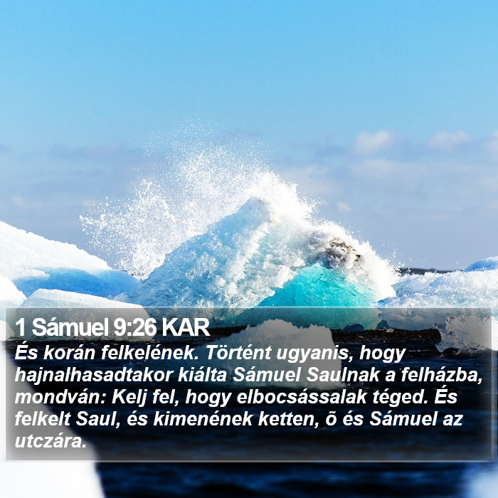 1 Sámuel 9:26 KAR Bible Study