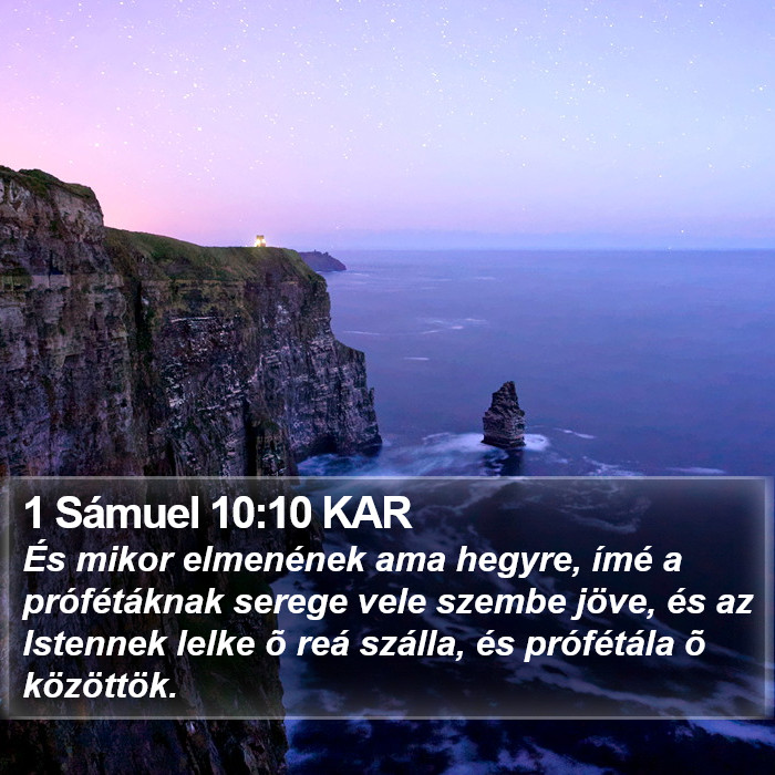 1 Sámuel 10:10 KAR Bible Study