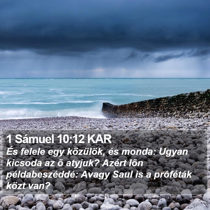 1 Sámuel 10:12 KAR Bible Study