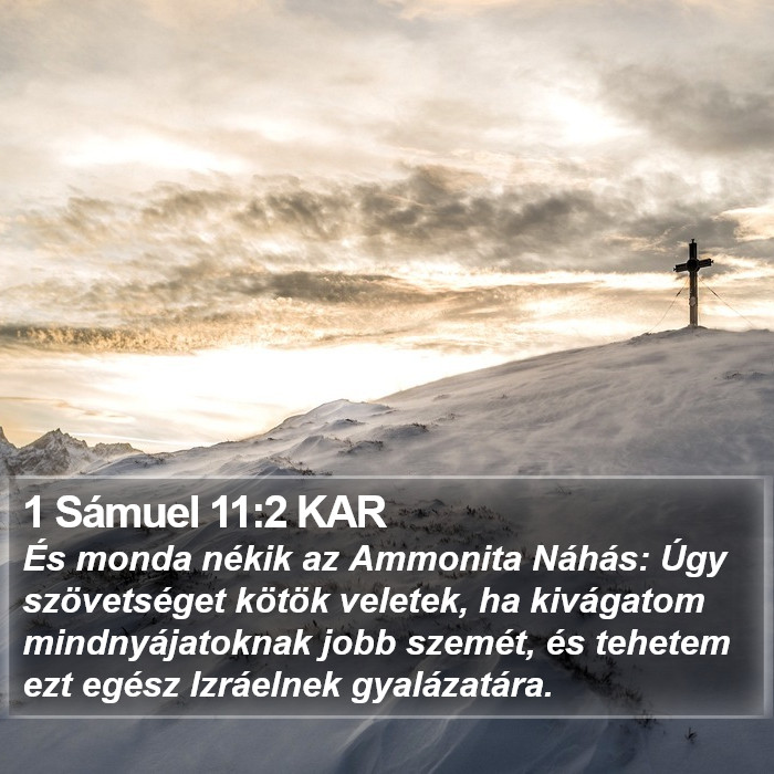 1 Sámuel 11:2 KAR Bible Study