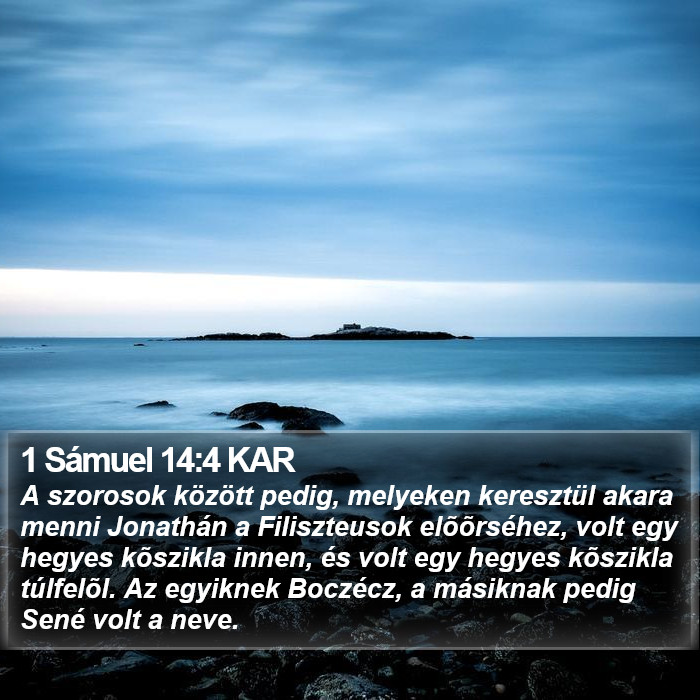 1 Sámuel 14:4 KAR Bible Study