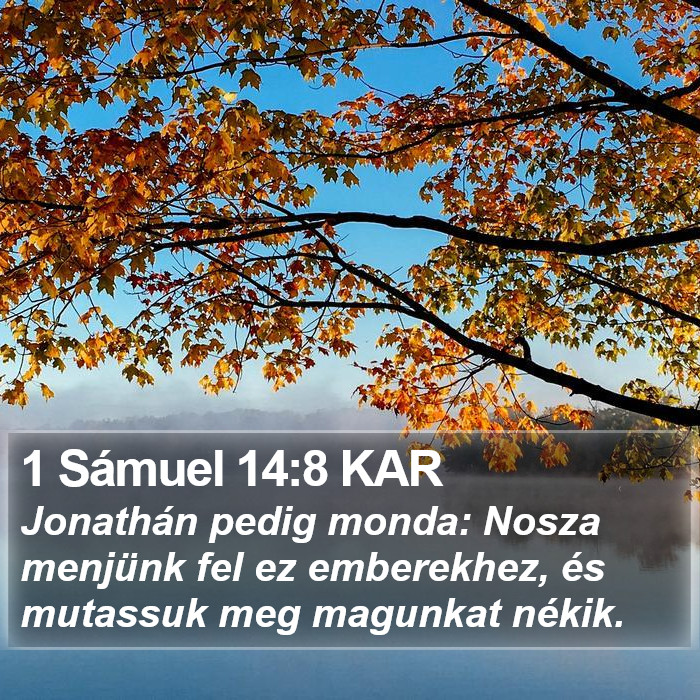 1 Sámuel 14:8 KAR Bible Study