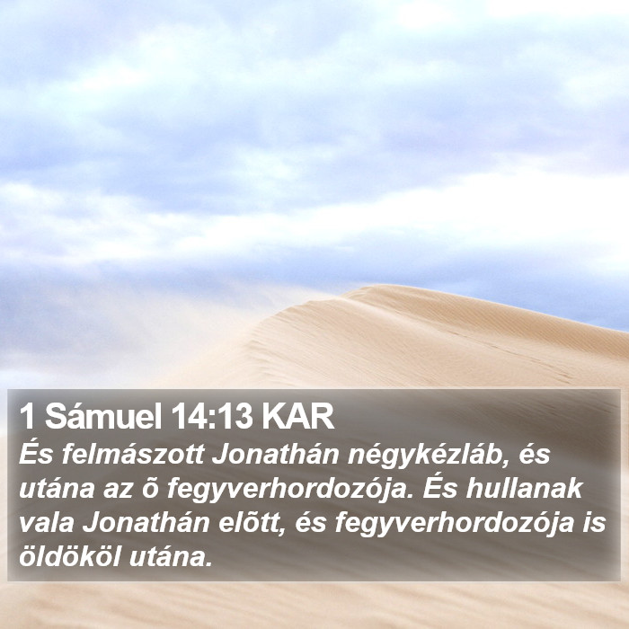 1 Sámuel 14:13 KAR Bible Study