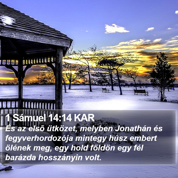 1 Sámuel 14:14 KAR Bible Study