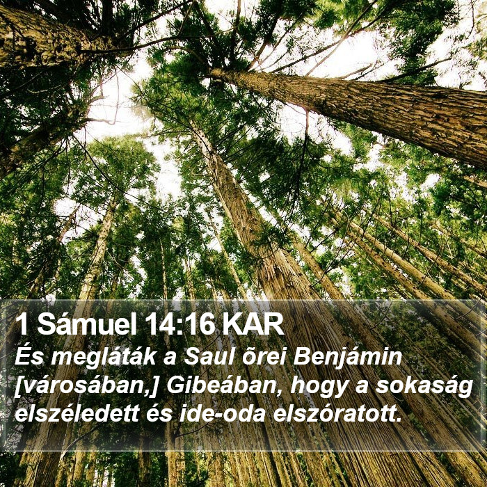 1 Sámuel 14:16 KAR Bible Study