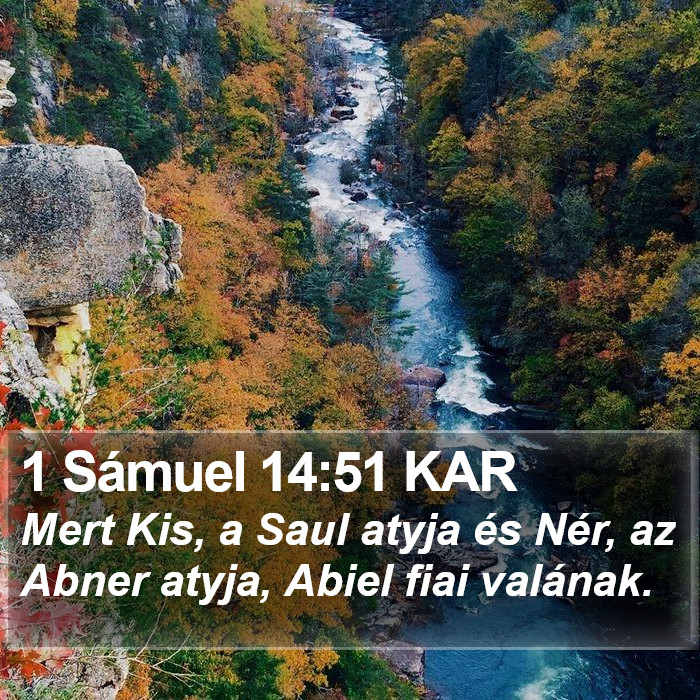 1 Sámuel 14:51 KAR Bible Study