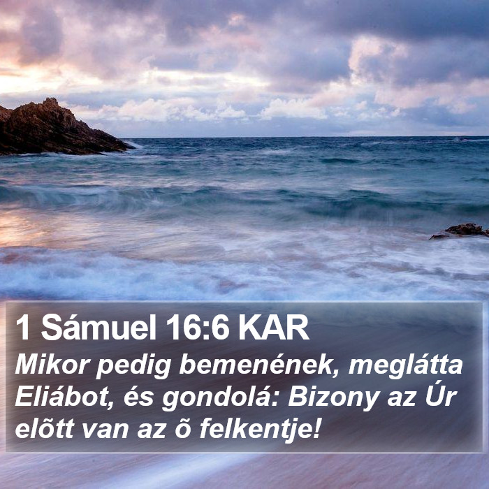 1 Sámuel 16:6 KAR Bible Study