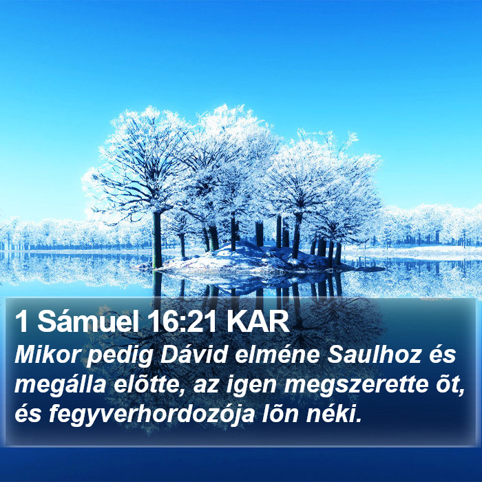 1 Sámuel 16:21 KAR Bible Study