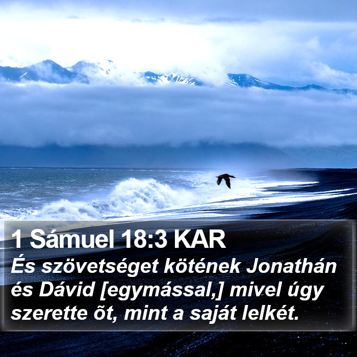 1 Sámuel 18:3 KAR Bible Study