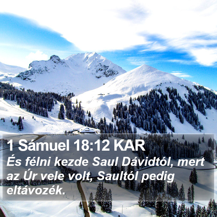 1 Sámuel 18:12 KAR Bible Study