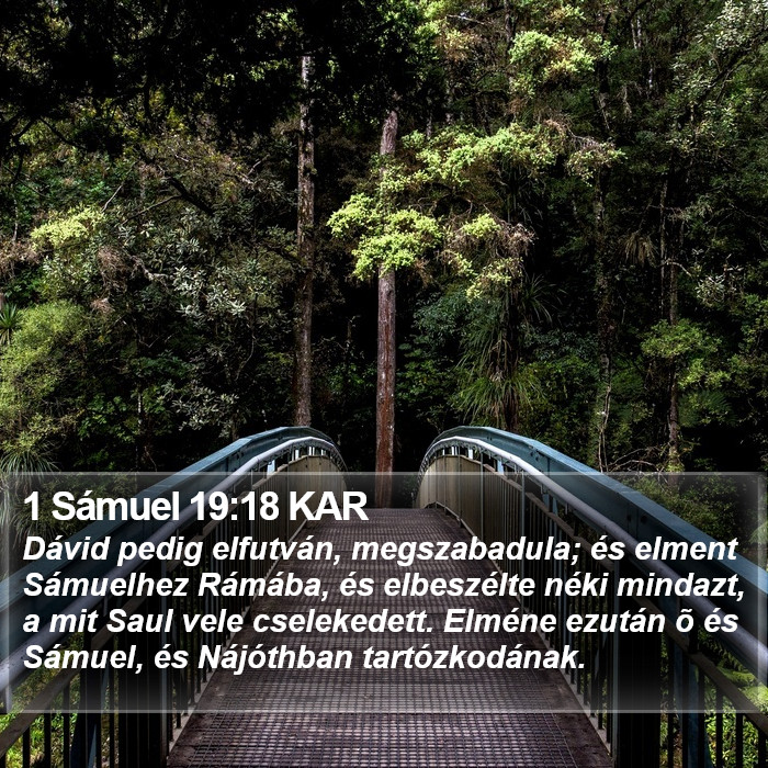 1 Sámuel 19:18 KAR Bible Study