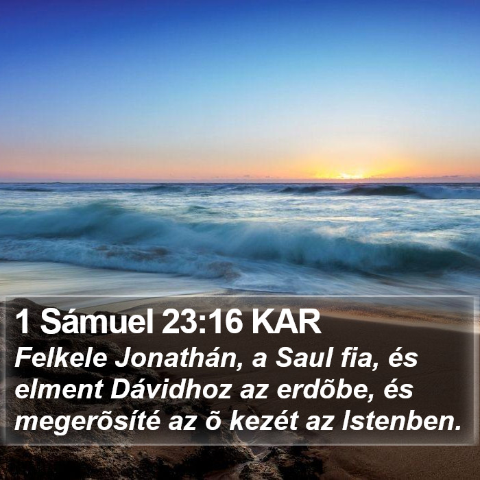 1 Sámuel 23:16 KAR Bible Study