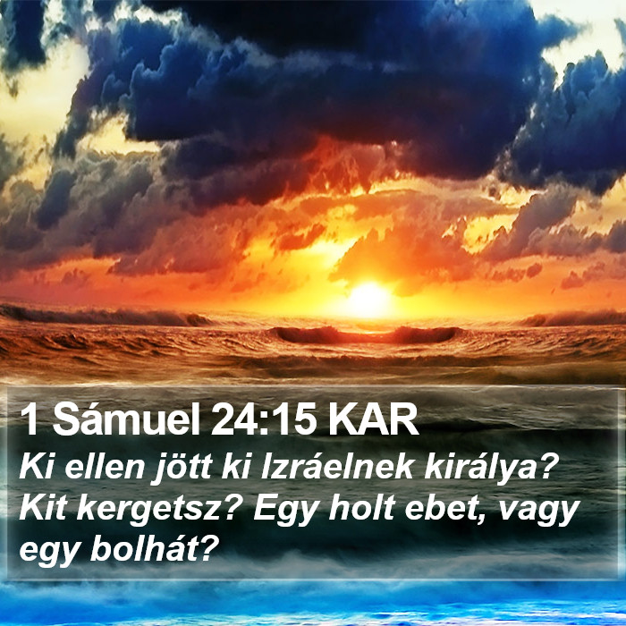 1 Sámuel 24:15 KAR Bible Study