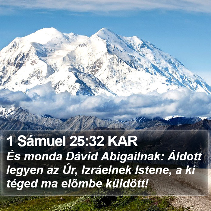 1 Sámuel 25:32 KAR Bible Study