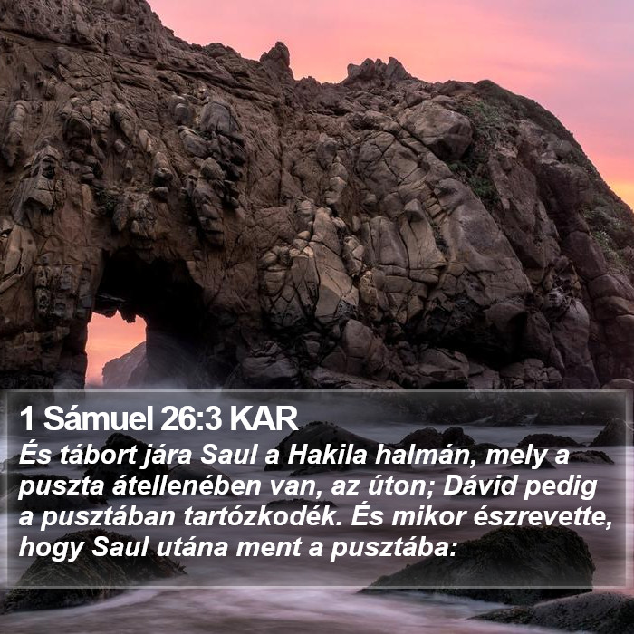 1 Sámuel 26:3 KAR Bible Study