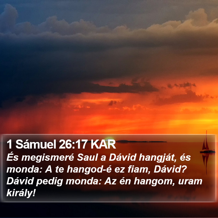 1 Sámuel 26:17 KAR Bible Study