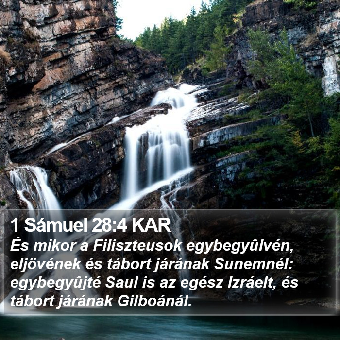 1 Sámuel 28:4 KAR Bible Study