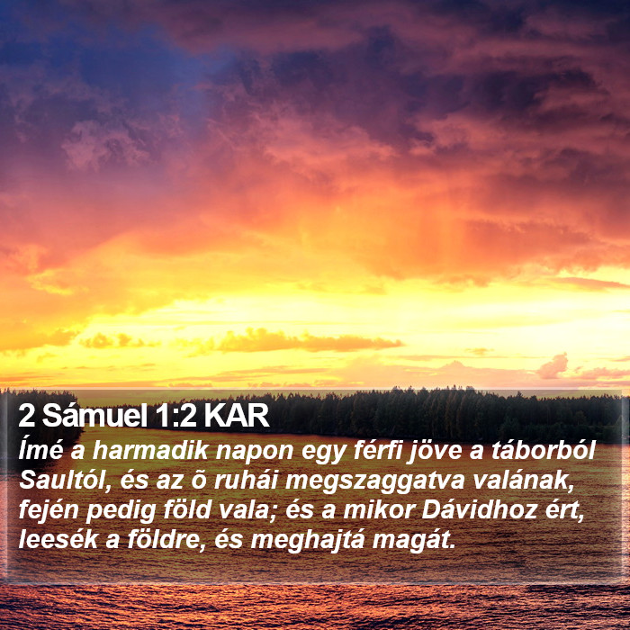 2 Sámuel 1:2 KAR Bible Study