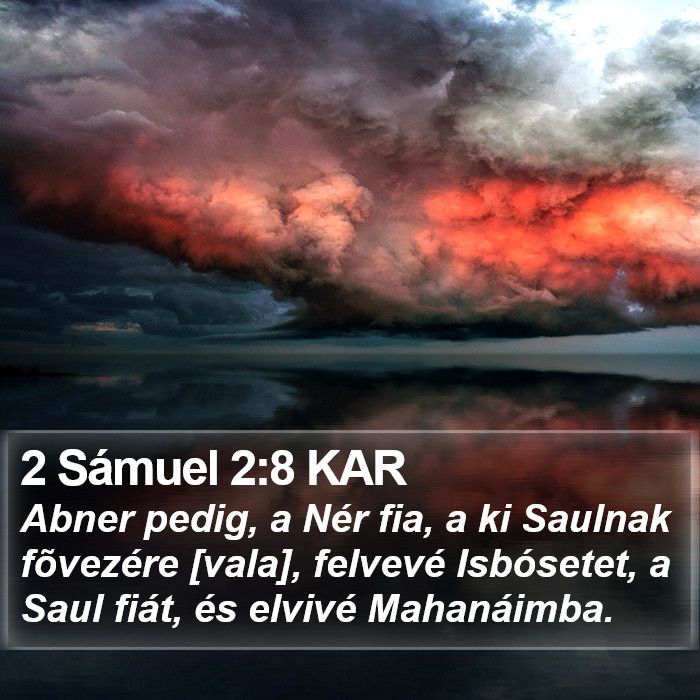 2 Sámuel 2:8 KAR Bible Study