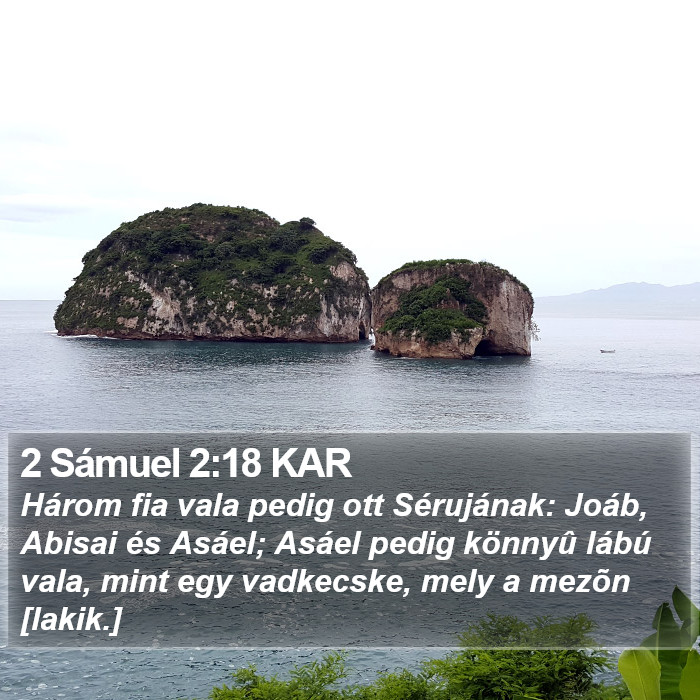 2 Sámuel 2:18 KAR Bible Study