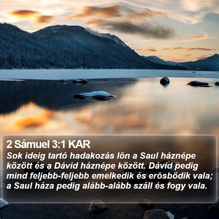 2 Sámuel 3:1 KAR Bible Study