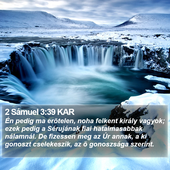 2 Sámuel 3:39 KAR Bible Study