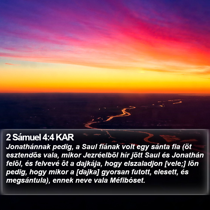 2 Sámuel 4:4 KAR Bible Study