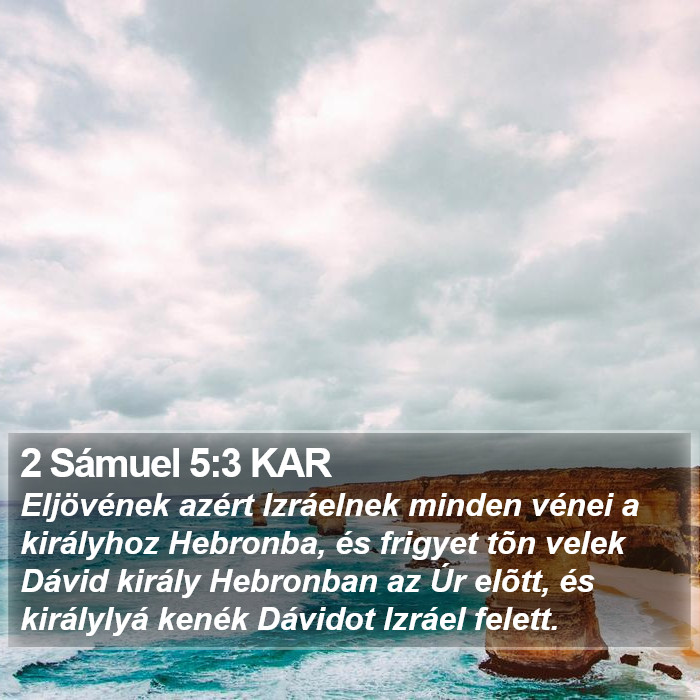 2 Sámuel 5:3 KAR Bible Study