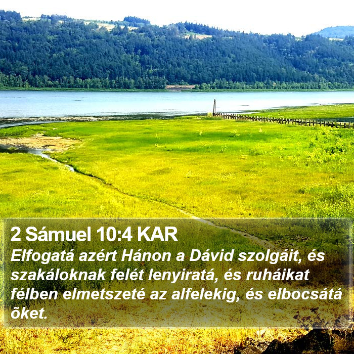 2 Sámuel 10:4 KAR Bible Study