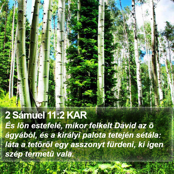 2 Sámuel 11:2 KAR Bible Study