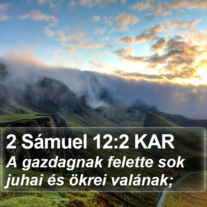 2 Sámuel 12:2 KAR Bible Study