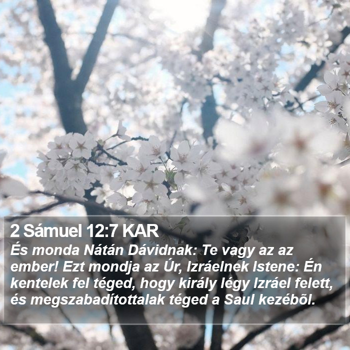 2 Sámuel 12:7 KAR Bible Study