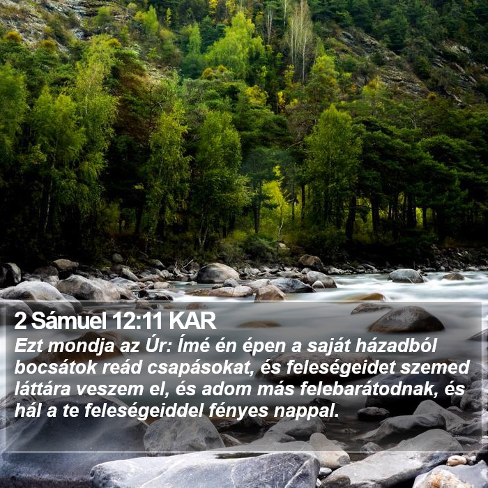 2 Sámuel 12:11 KAR Bible Study