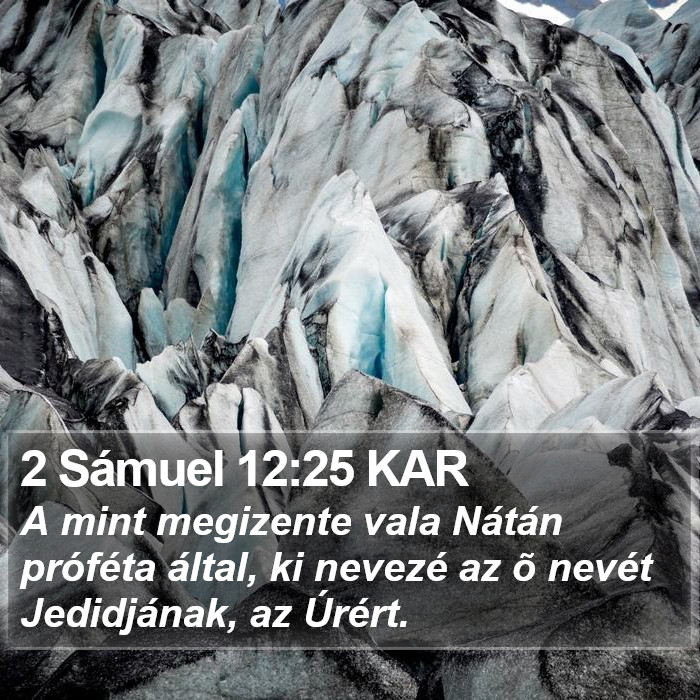 2 Sámuel 12:25 KAR Bible Study