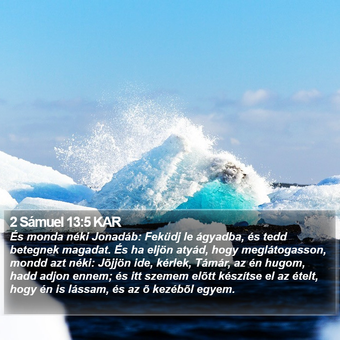 2 Sámuel 13:5 KAR Bible Study