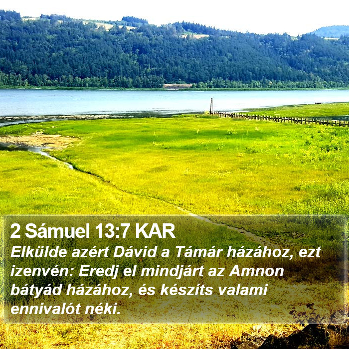 2 Sámuel 13:7 KAR Bible Study