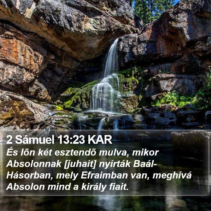 2 Sámuel 13:23 KAR Bible Study