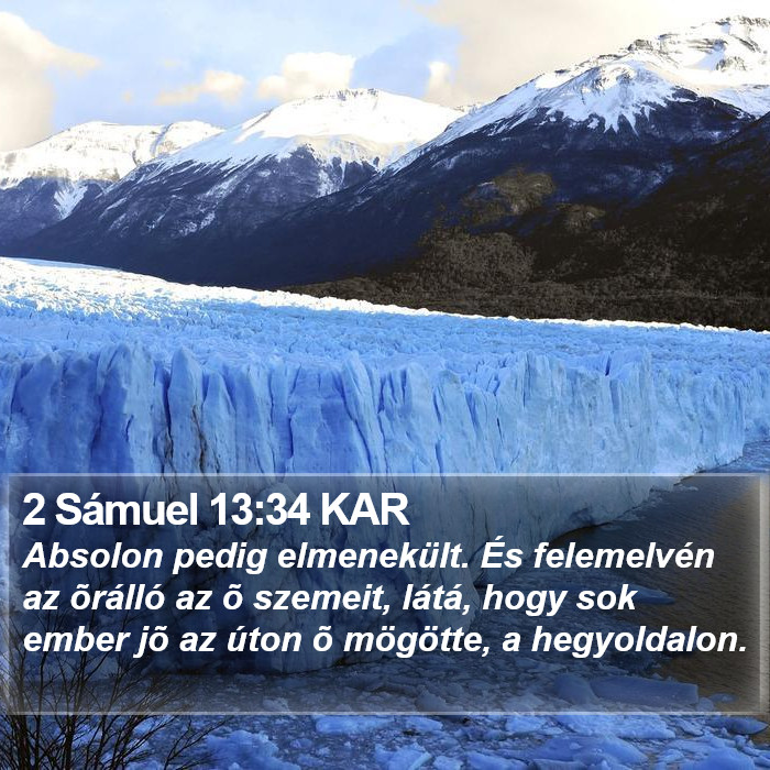 2 Sámuel 13:34 KAR Bible Study