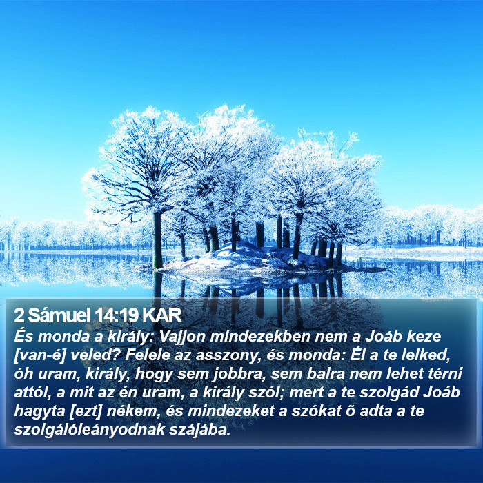 2 Sámuel 14:19 KAR Bible Study